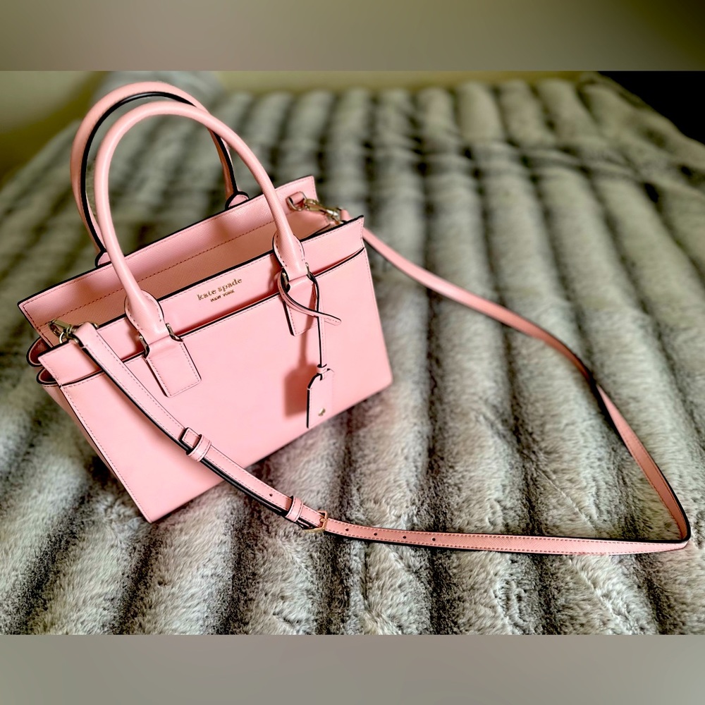 Kate Spade Blush Pink ♠️ cameron medium leather satchel
